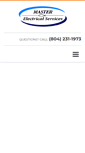 Mobile Screenshot of master-electrical.com