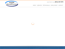 Tablet Screenshot of master-electrical.com